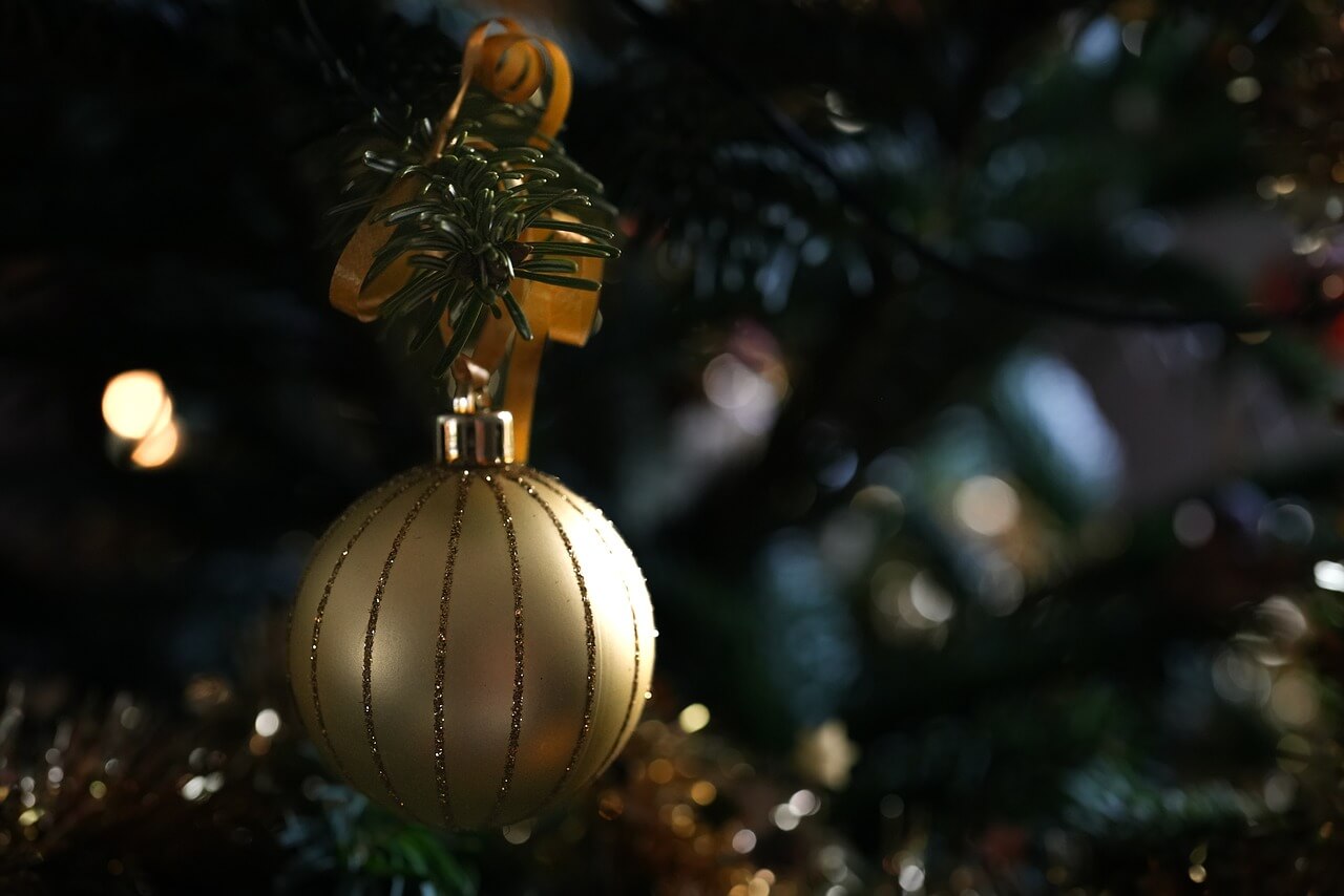 Gold Christmas Ball